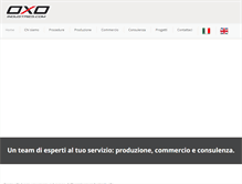 Tablet Screenshot of oxoindustries.com